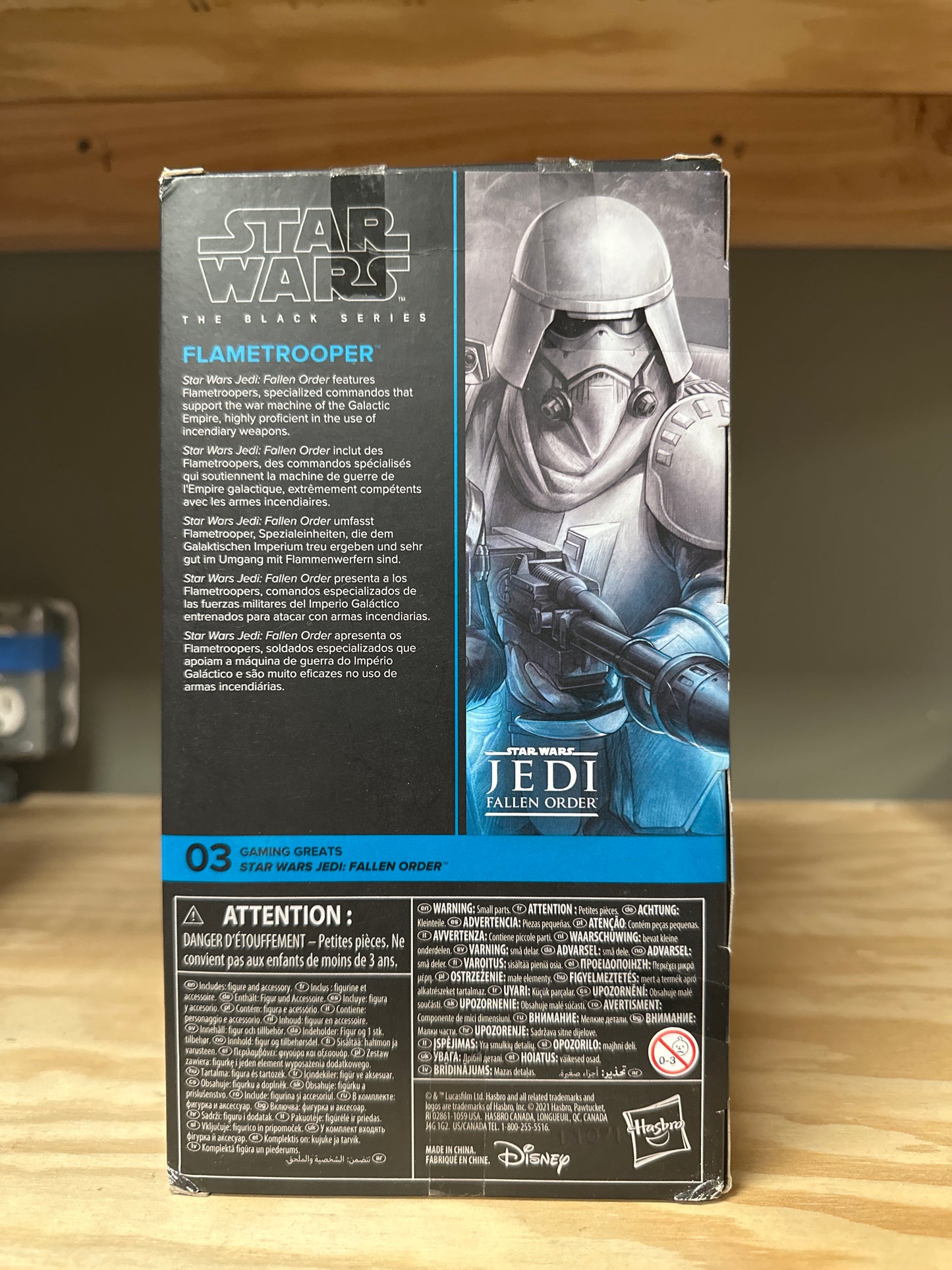 Star Wars Black Series Flametrooper Gaming Greats Jedi Fallen Order Sealed 6” Action Figure