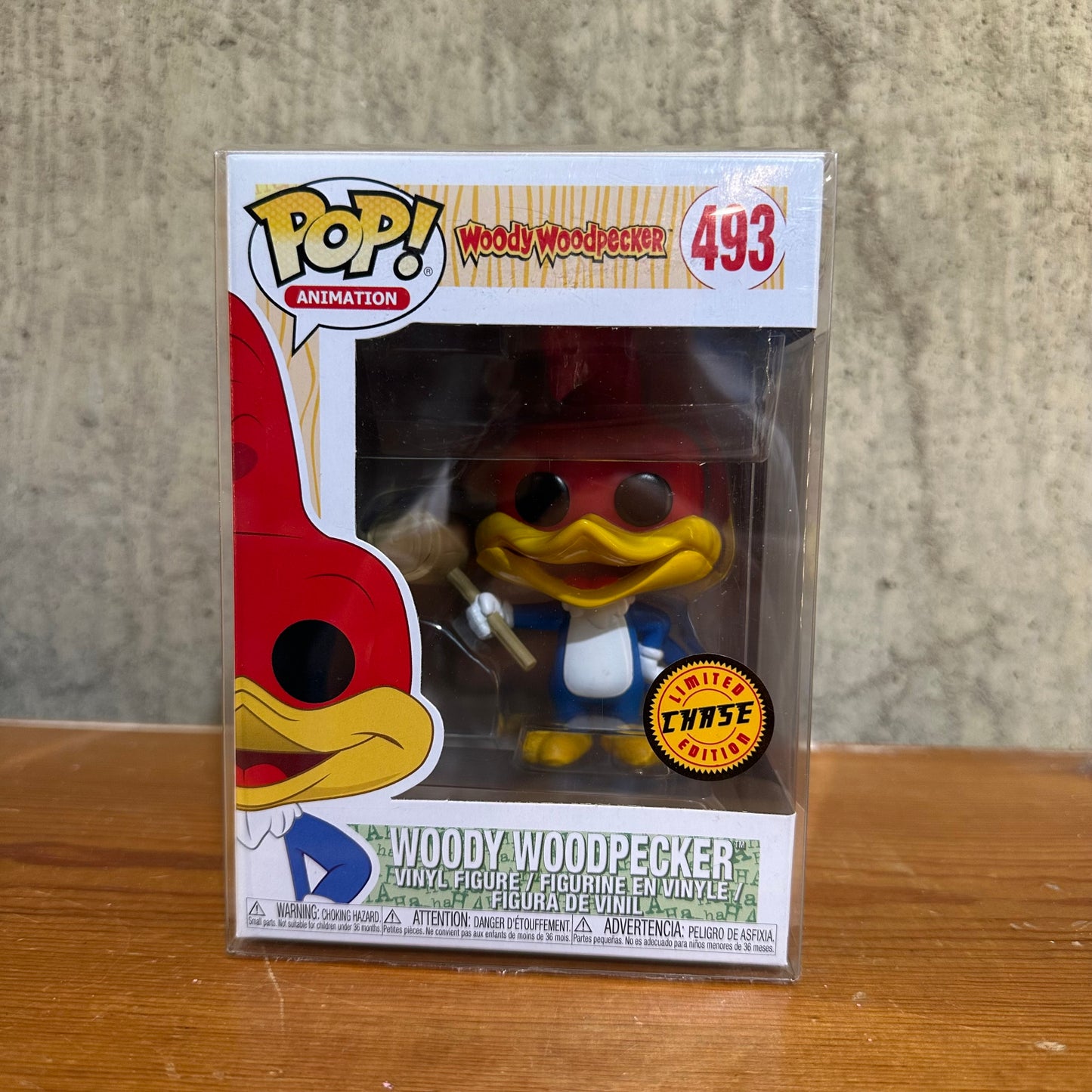 Woody Woodpecker Chase #493 Funko Pop Vinyl Figure w/ Protector