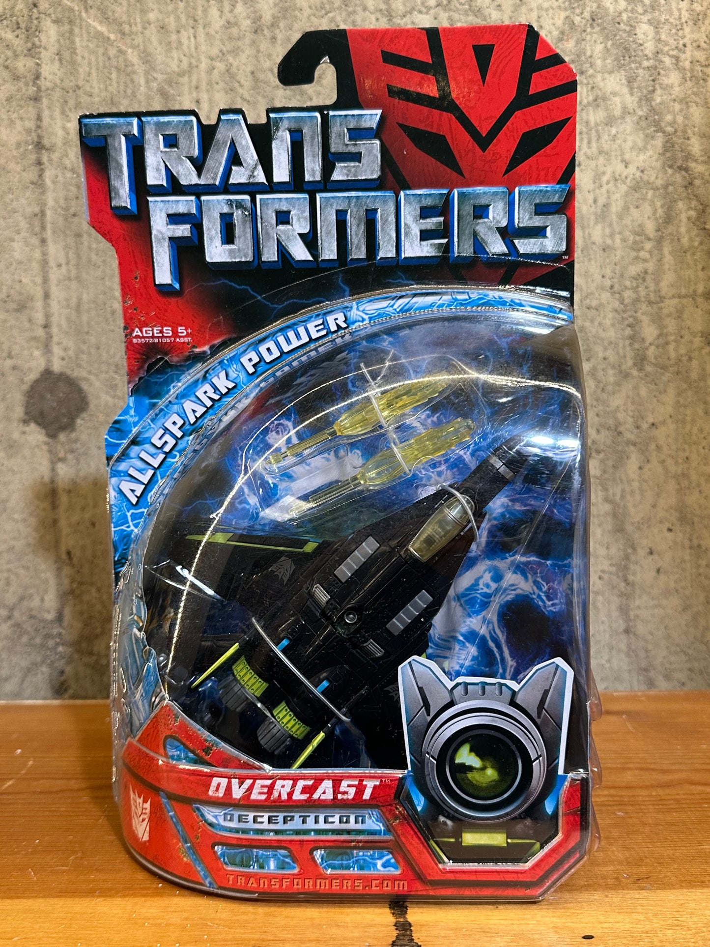 Decepticon Overcast Sealed Transformers Movie Deluxe Class Allspark Power