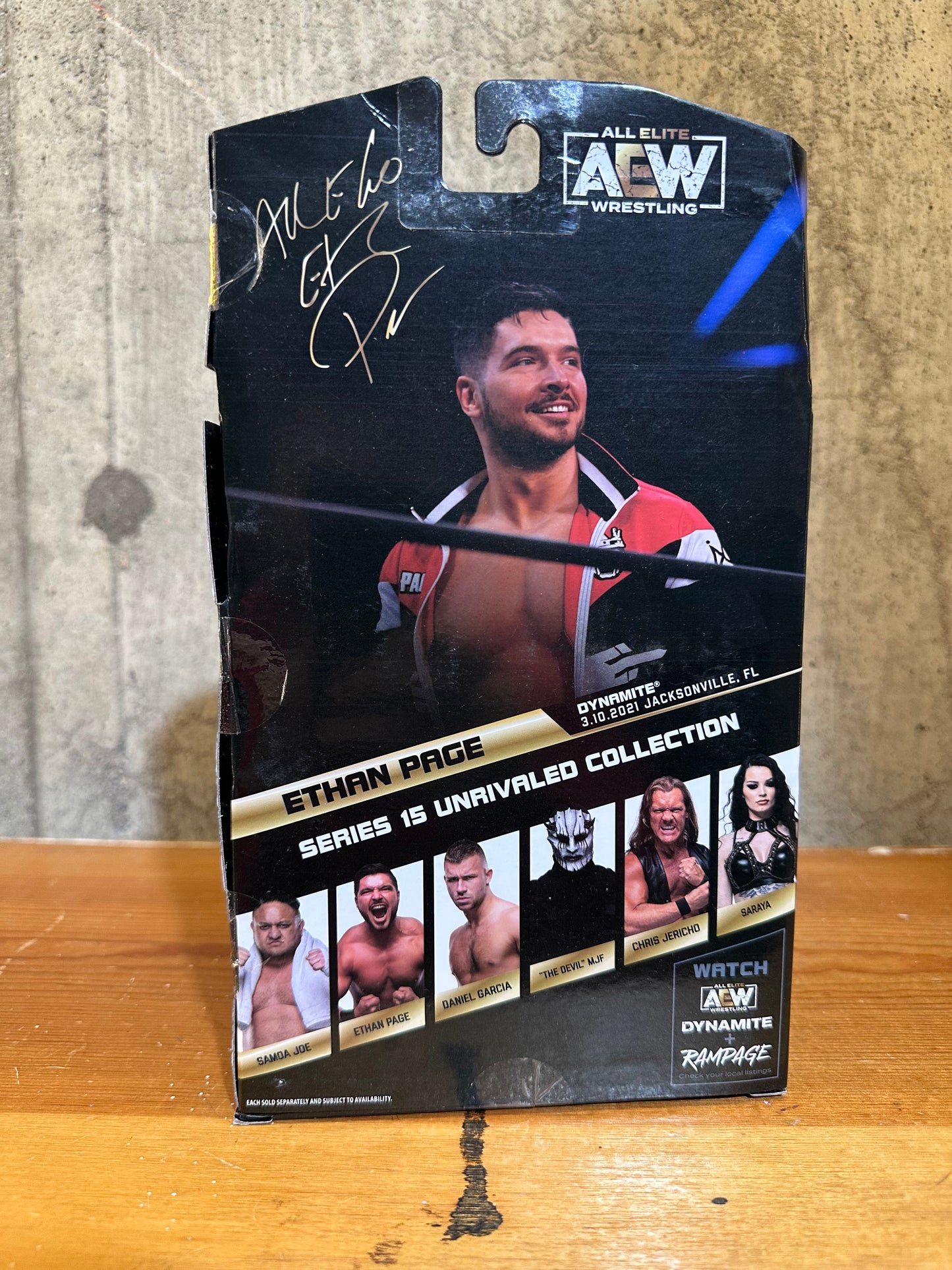 AEW Wrestling Figure Ethan Page #146 Unrivaled Collection Series 15 Brand NEW WWE
