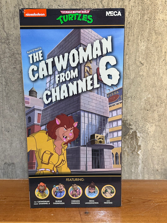 Channel 6 News Neca TMNT Box Set Sealed Vernon Burne April Catwoman Irma