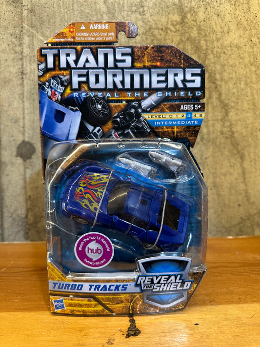 Turbo Tracks Reveal the Shield Transformers Hub Network Action Figure MOC