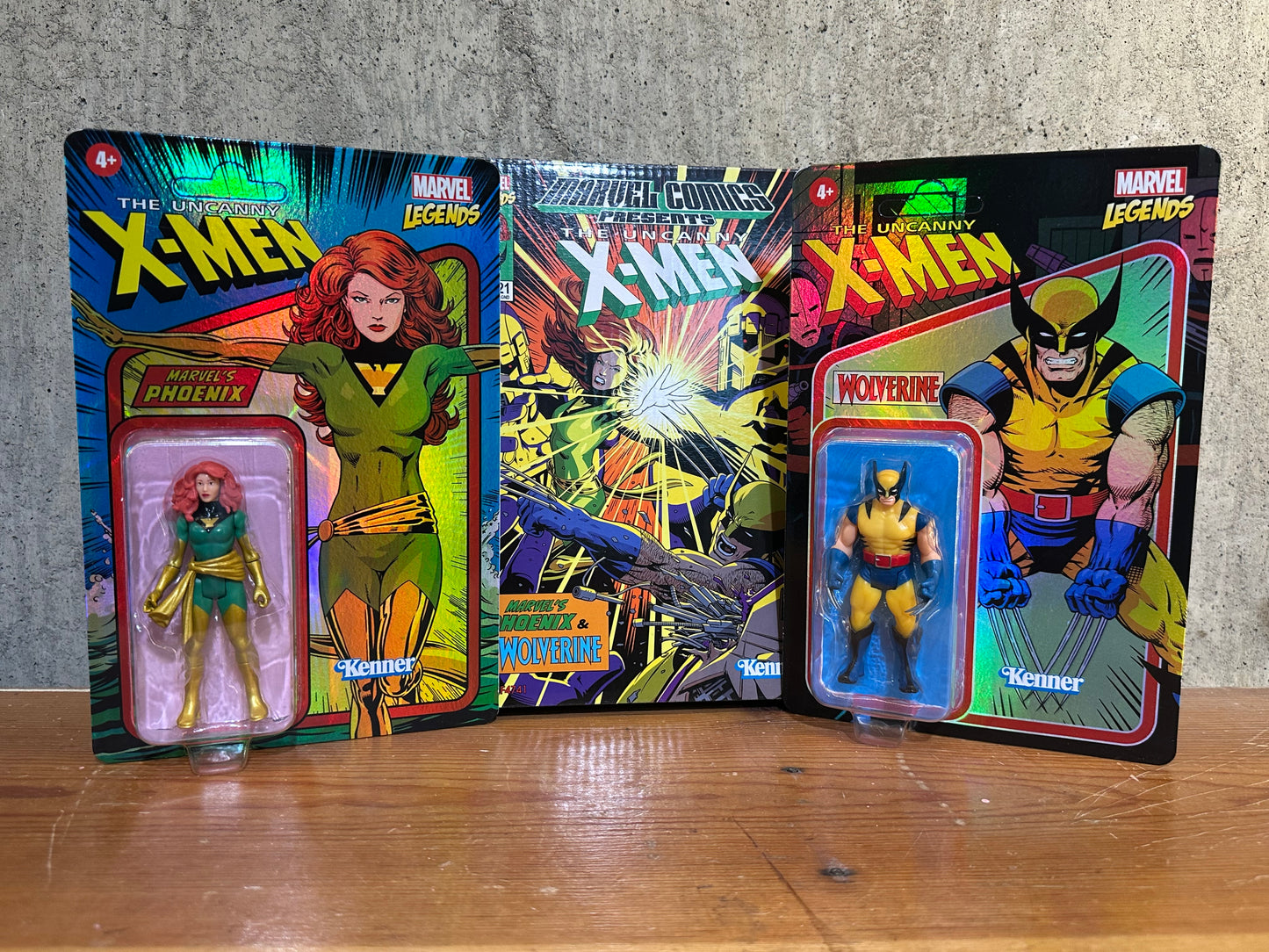 Wolverine and Phoenix HASBRO MARVEL LEGENDS RETRO 3.75" X-MEN