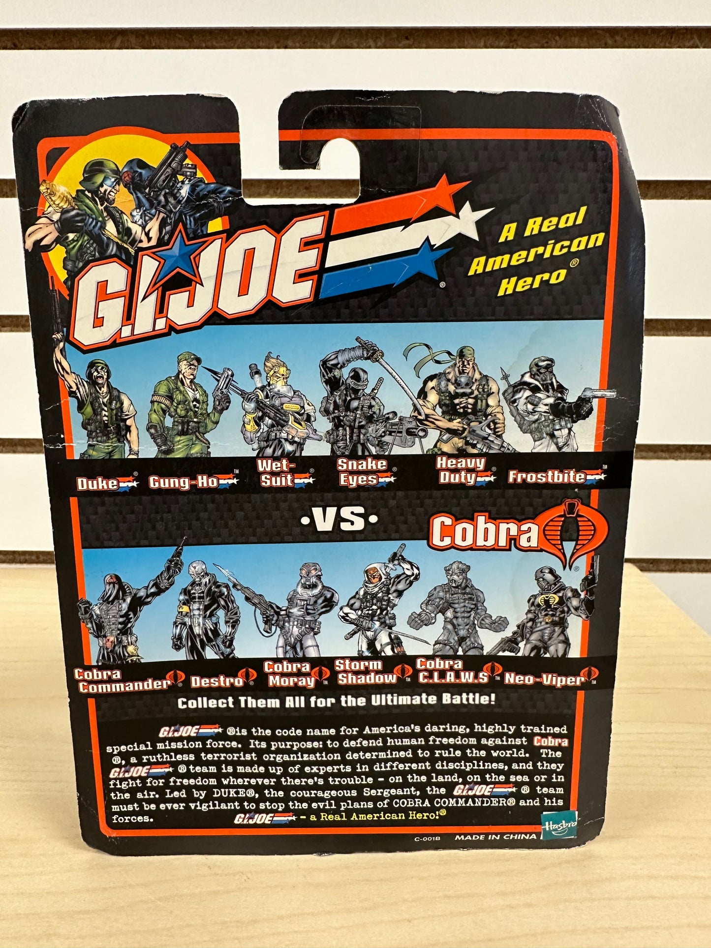 Wet-Suit and Cobra Moray GI Joe 2-Pack Action Figure Toy Sealed on Card