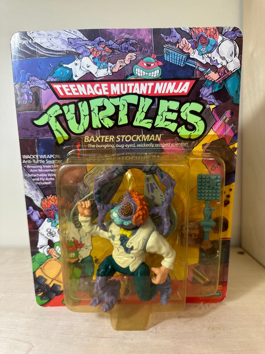 1989 TMNT Baxter Stockman Vintage Ninja Turtles Action Figure Toy