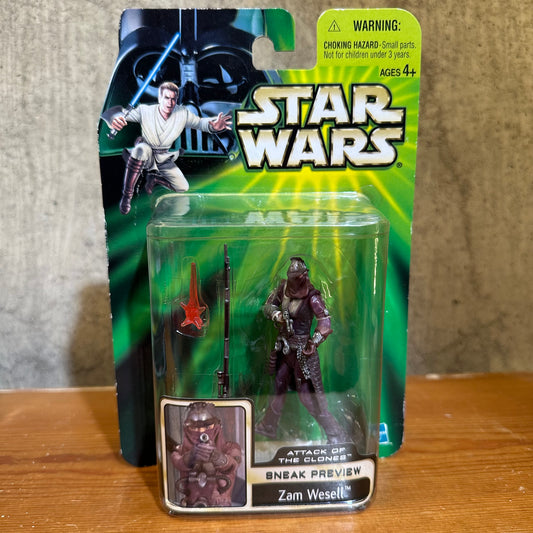 Zam Wesell Star Wars Sneak Preview 3.75” Action Figure Toy MOC