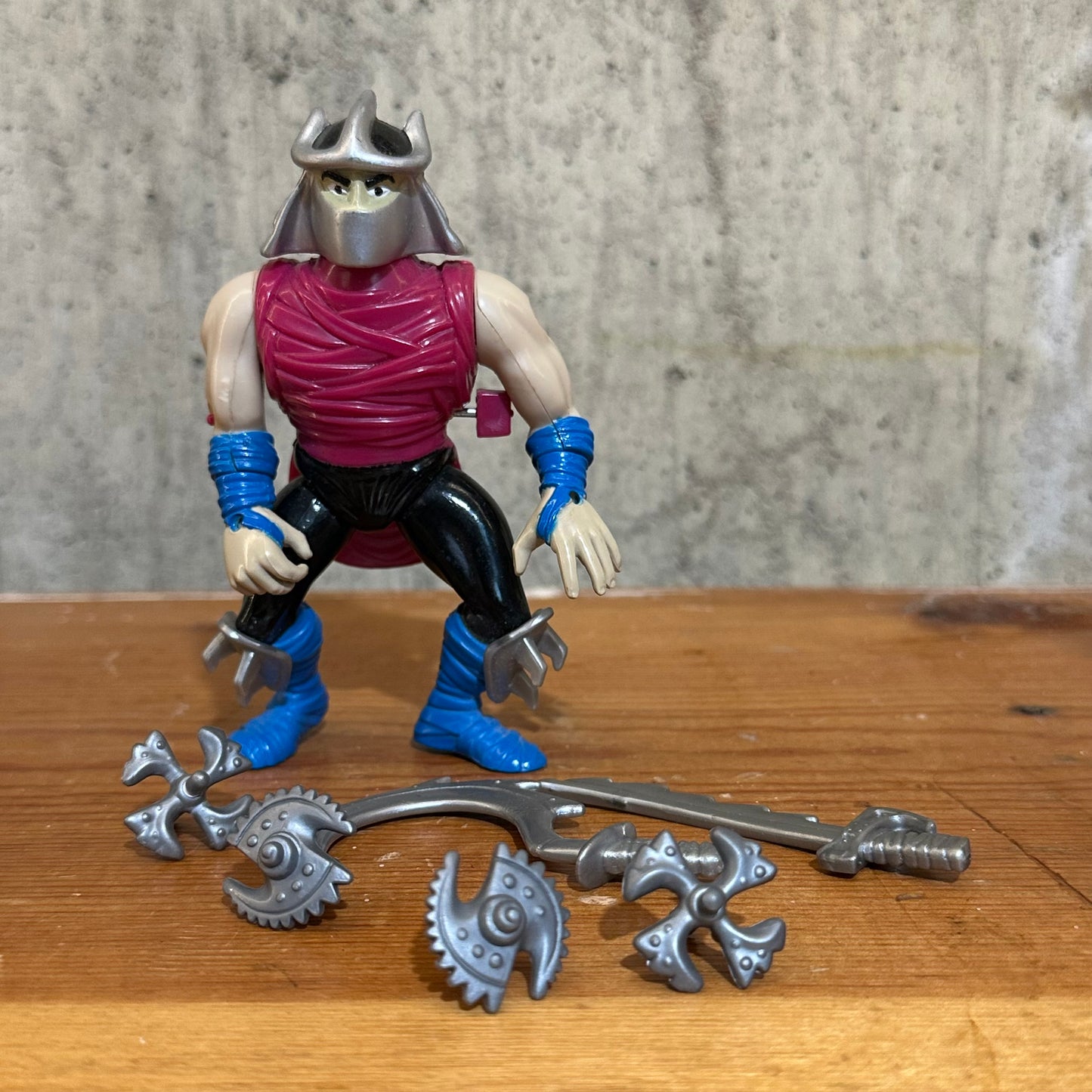 Wacky Action Slice N Dice Shredder Near Complete Vintage TMNT Action Figure Toy