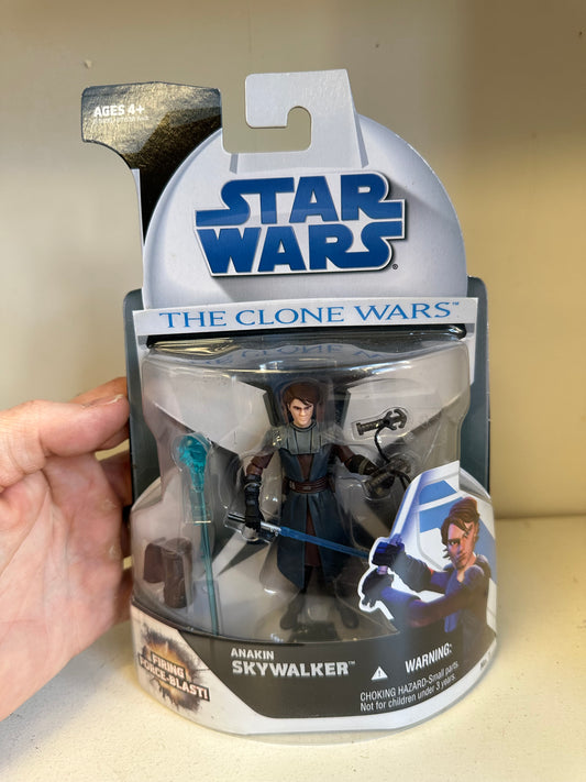 Star Wars Clone Wars Anakin Skywalker Sealed on Card Action Figure Toy