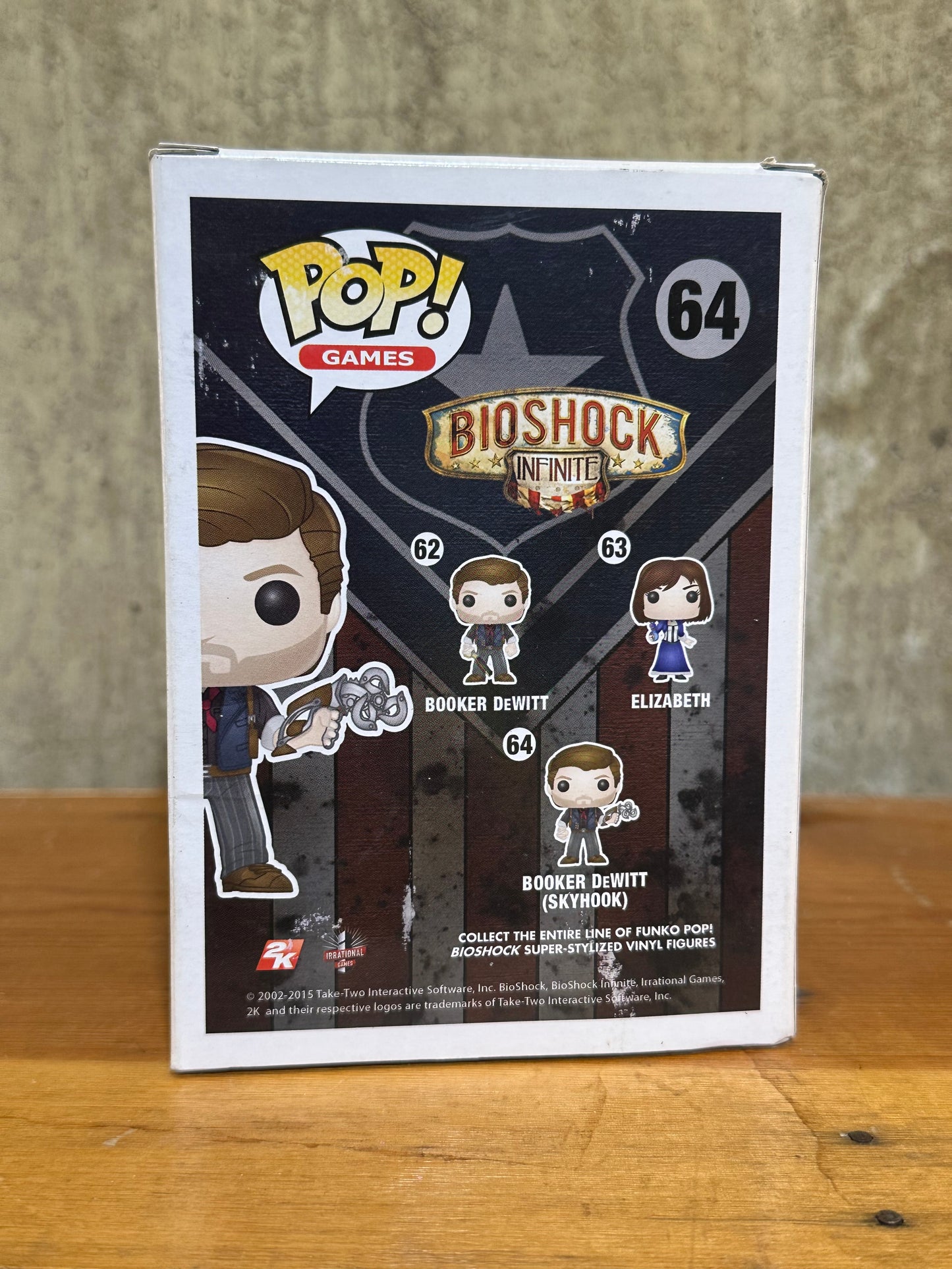 Booker DeWitt (Skyhook) Bioshock Infinite Funko Pop 64