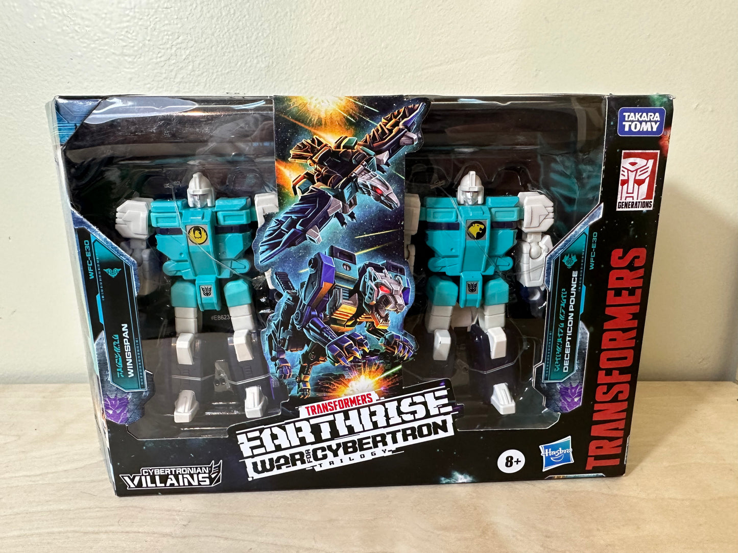 Transformers Earthrise WFT Decepticon Wingspan and Pounce 2 Pack Action Figure Toy