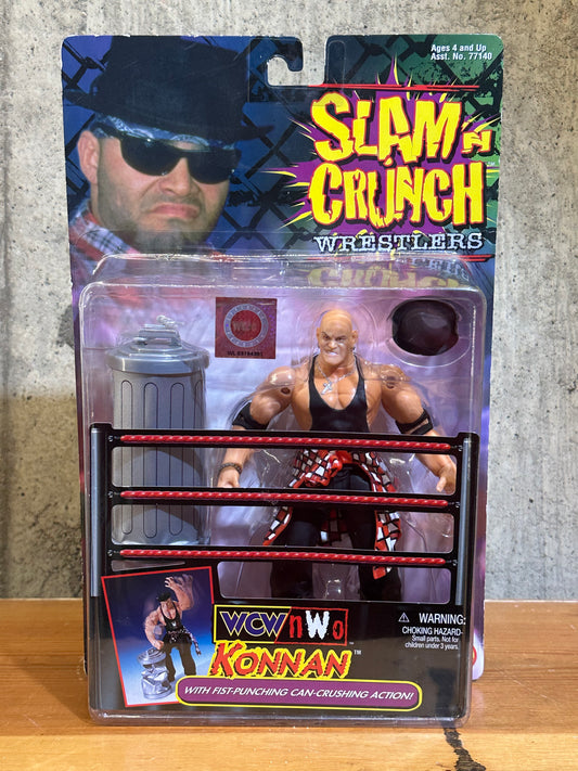 Konnan - Toy Biz WCW NWO Slam N' Crunch Figure -  WWE AAA TNA AEW New Sealed WWE WWF