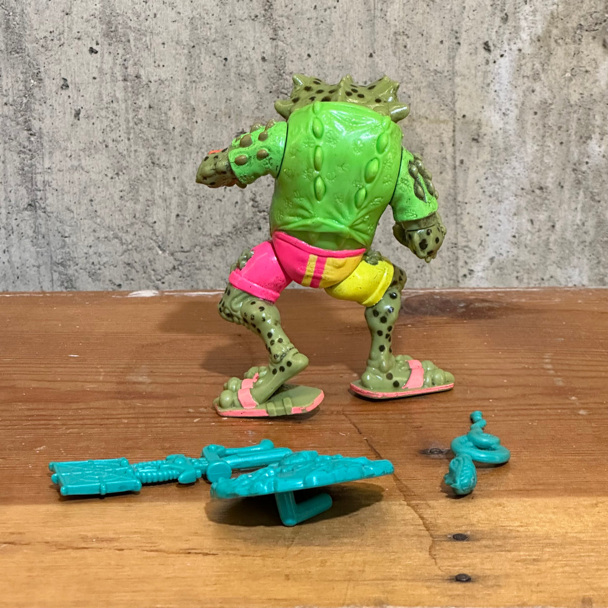 Napoleon Bonafrog incomplete TMNT 1989 Ninja Turtles Action Figure Toy