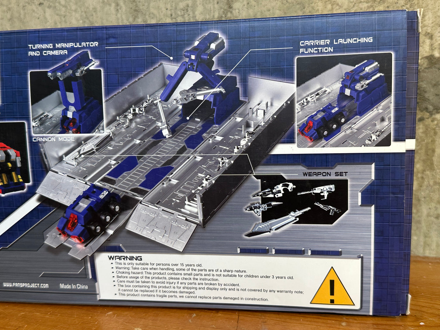 Transformers Fans Project Parallax TFX-02 G3 Trailer Open Box Unused