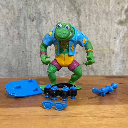 Genghis Frog Complete TMNT Ninja Turtles Action Figure Toy 1989