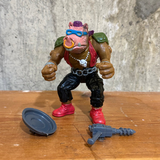 Bebop 1988 Soft head incomplete TMNT Vintage Ninja Turtles Action Figure Toy