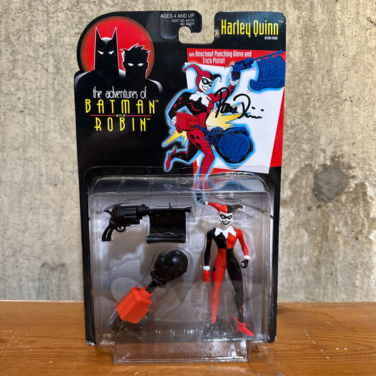 Harley Quinn signed by creator Paul Dini Batman and Robin DC Comics Action Figure MOC