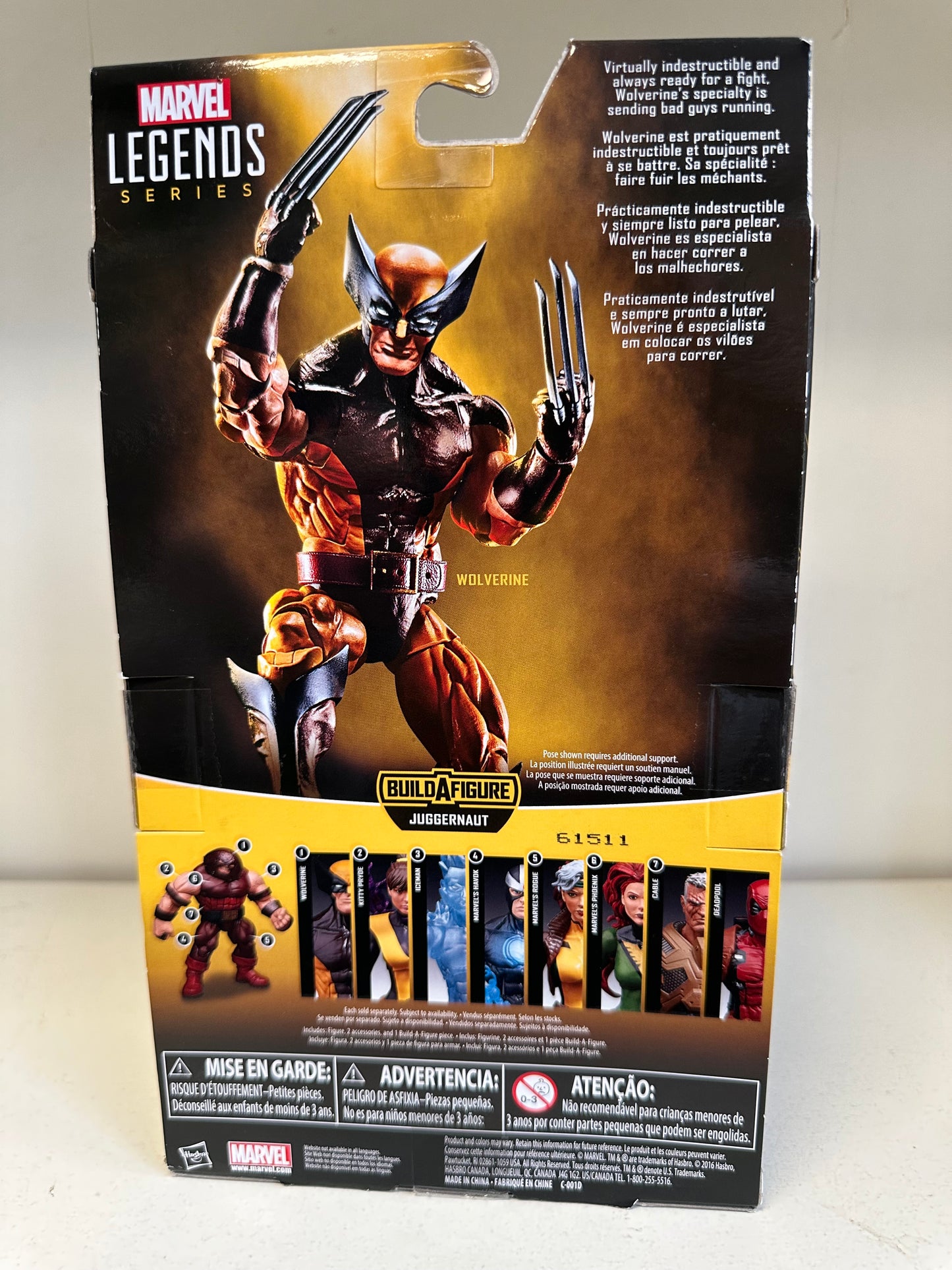 Marvel Legends Wolverine Juggernaut Wave Sealed Action Figure Toy