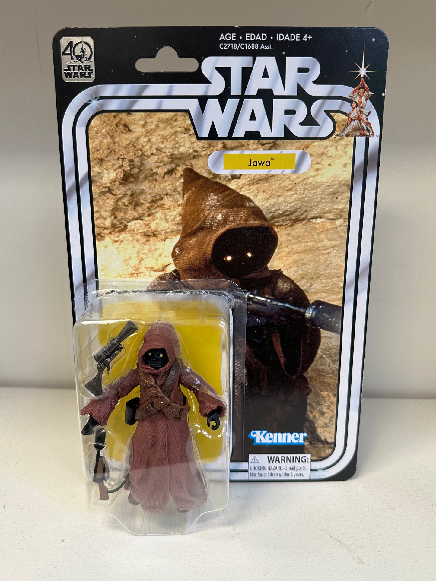 Star Wars 6” Black Series Jawa 40th Anniversary Action Figure Toy