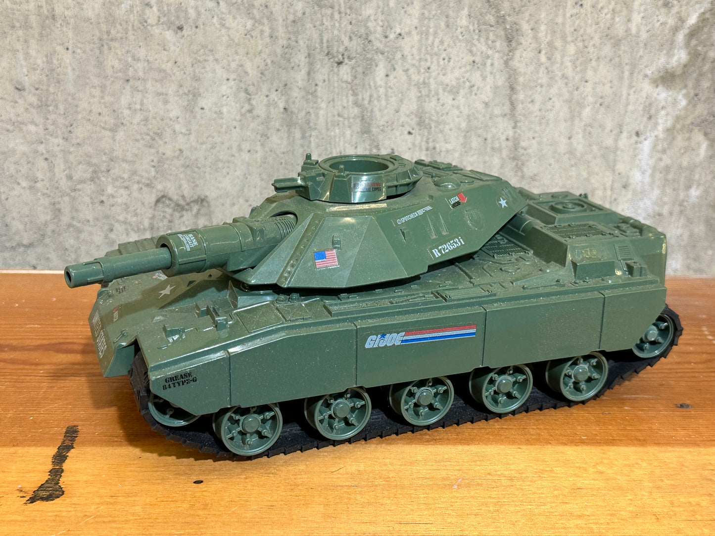 MOBAT GI Joe Tank 1983 Incomplete Vehicle Hasbro