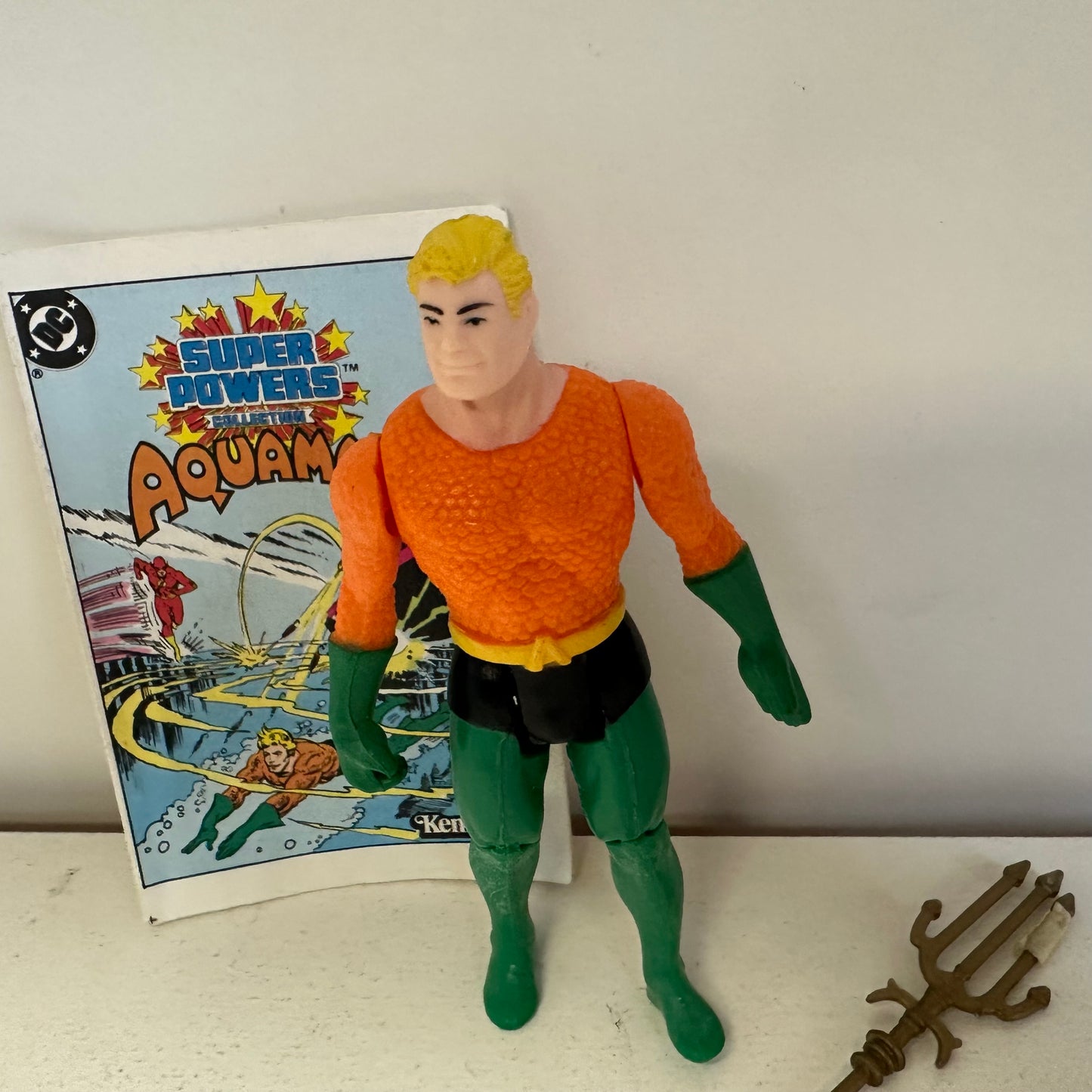 DC Comics KSP Aquaman Complete vintage action figure toy 1984