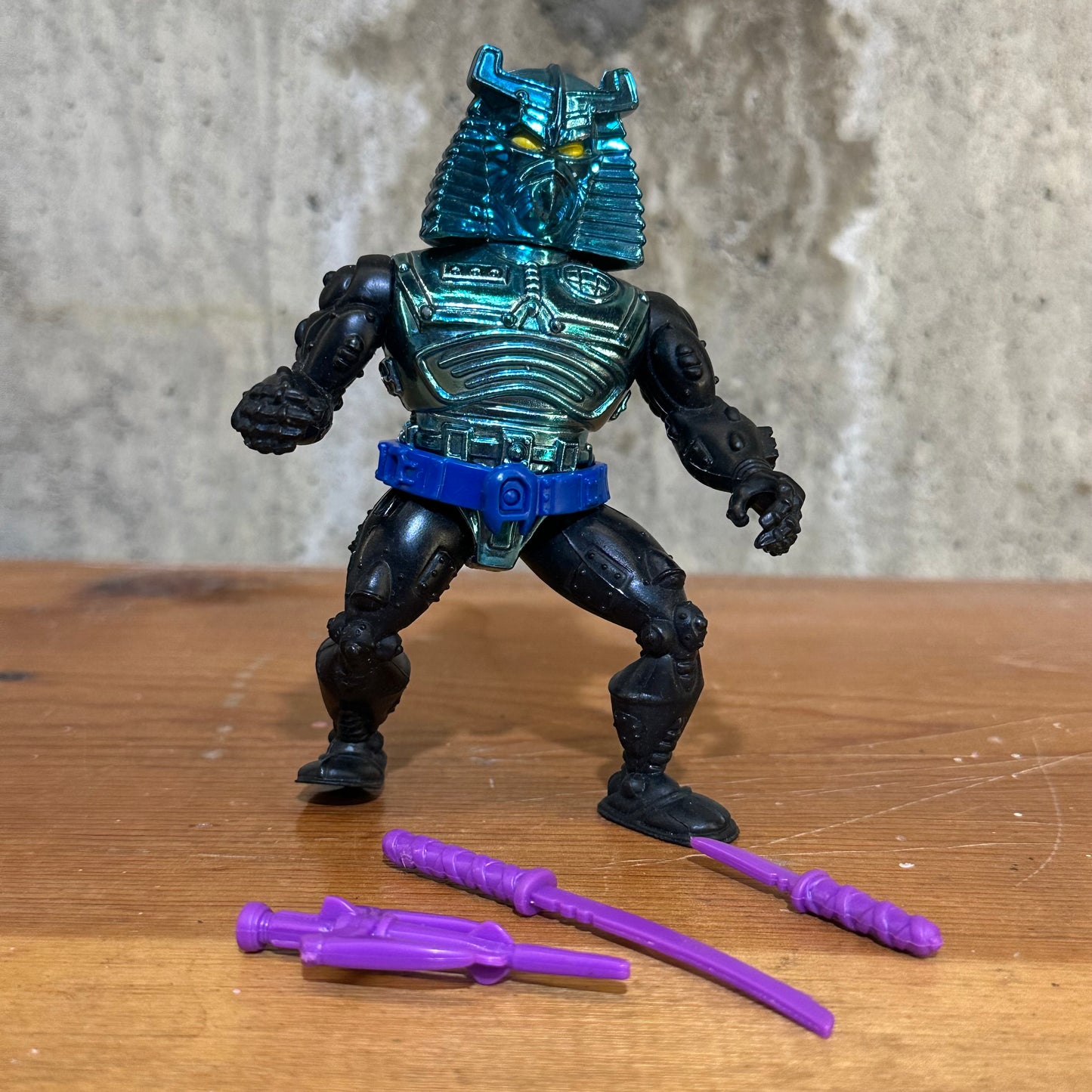 Warrior Chrome Dome TMNT Rare Figure 1995 incomplete Toy Ninja Turtles