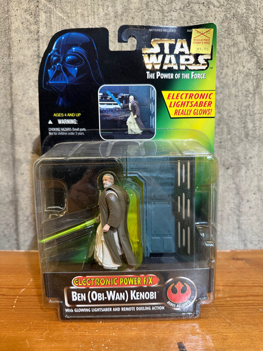 Star Wars Power of the Force POTF Deluxe Obi-Wan Kenobi Power FX Action Figure