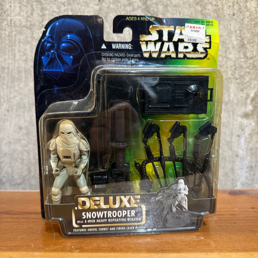 Snowtrooper Deluxe Star Wars POTF2 MOC action figure toy 1996