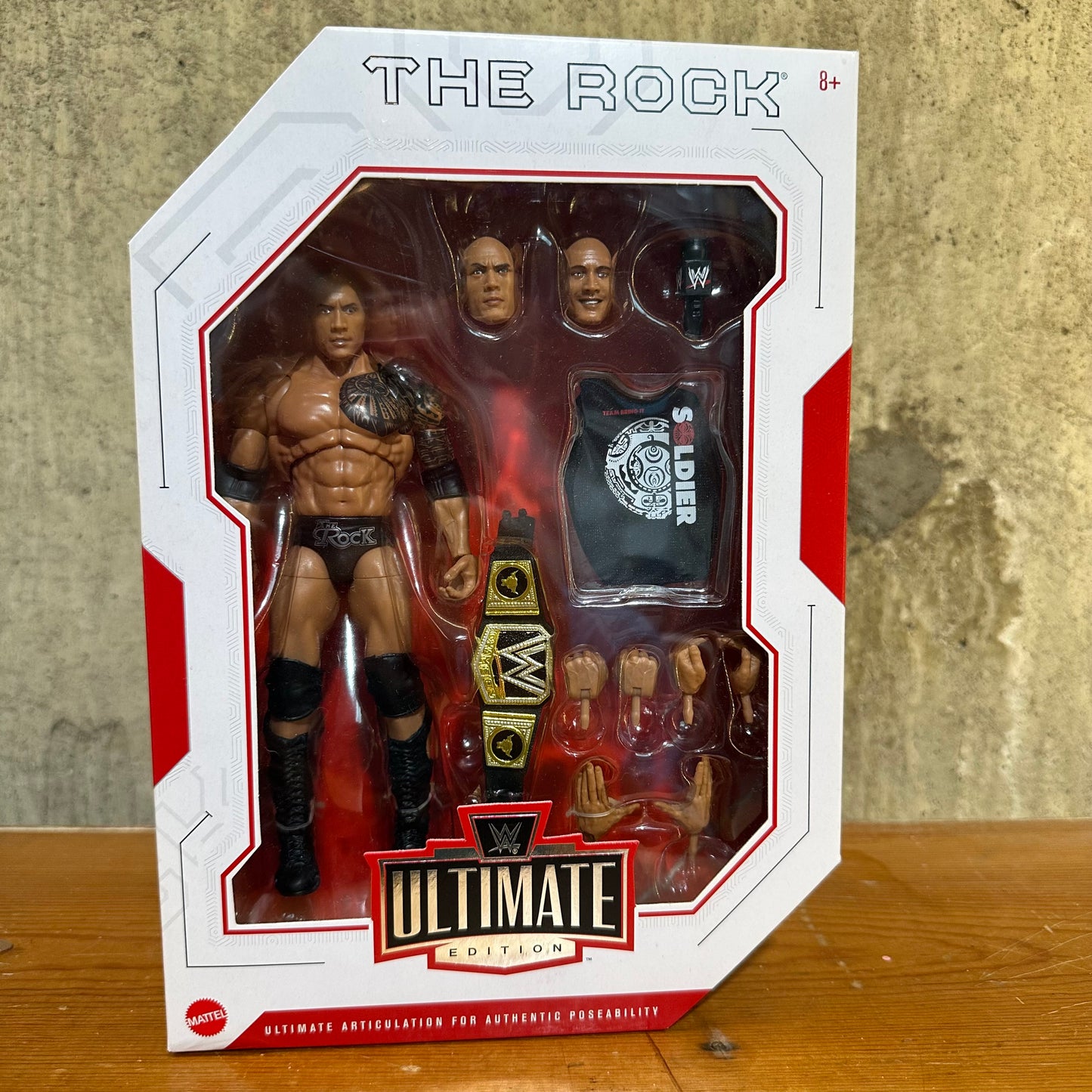 The Rock Ultimate Edition Series 10 Sealed Wrestling Action Figure Toy WWE WWF