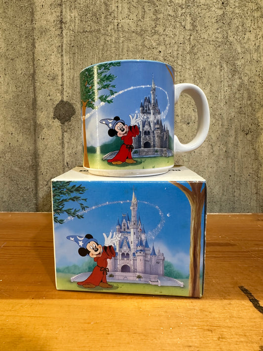 Walt Disney World Mug 20 Year Anniversary Unused with Box Mickey Mouse