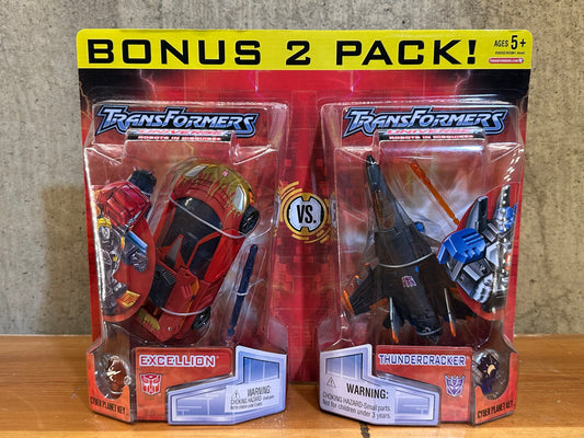 Transformers Universe Excellion vs Thundercracker New Factory Sealed 2007