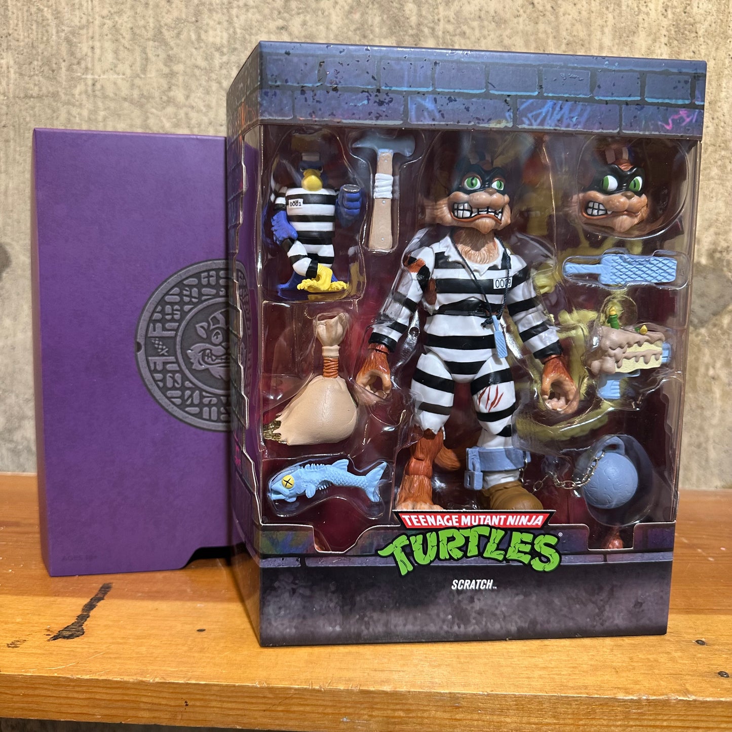 Scratch the Cat TMNT Super 7 Ultimates Sealed Ninja Turtles Action Figure