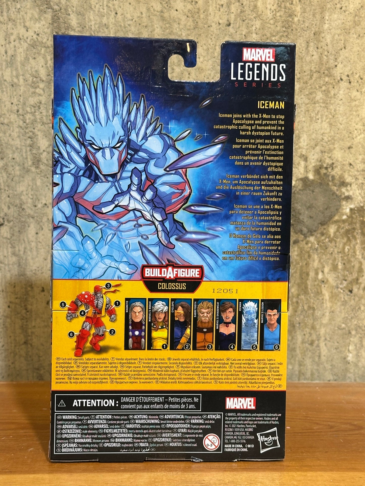 Iceman Marvel Legends Sealed Action Figure Toy Colossus Wave