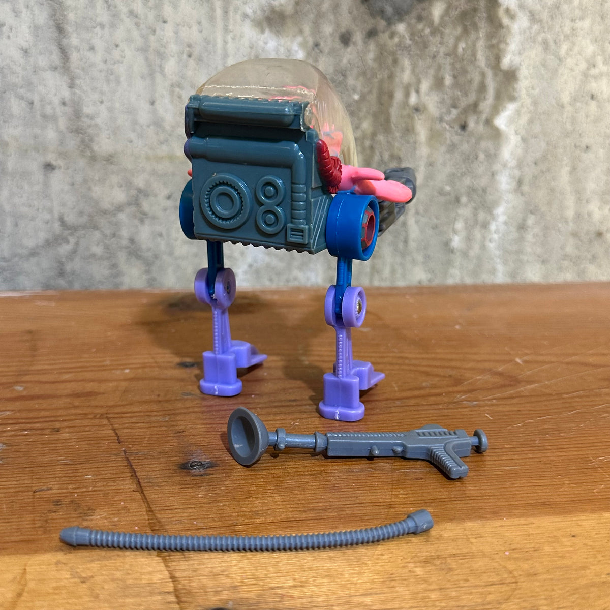 Krang Walker 1989 Complete TMNT Vintage Ninja Turtles Action Figure Toy