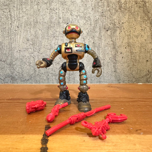 1990 TMNT Fugitoid Ninja Turtles Complete Action Figure Toy