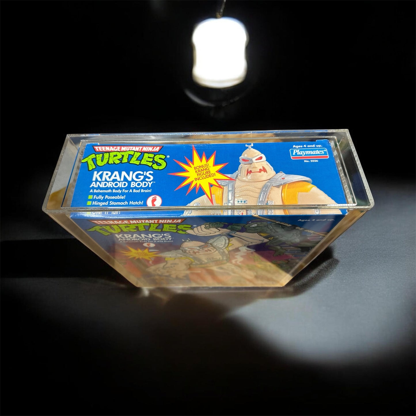 11” Android Krang Sealed AFA 80 Graded TMNT Vintage Ninja Turtles Action Figure Toy