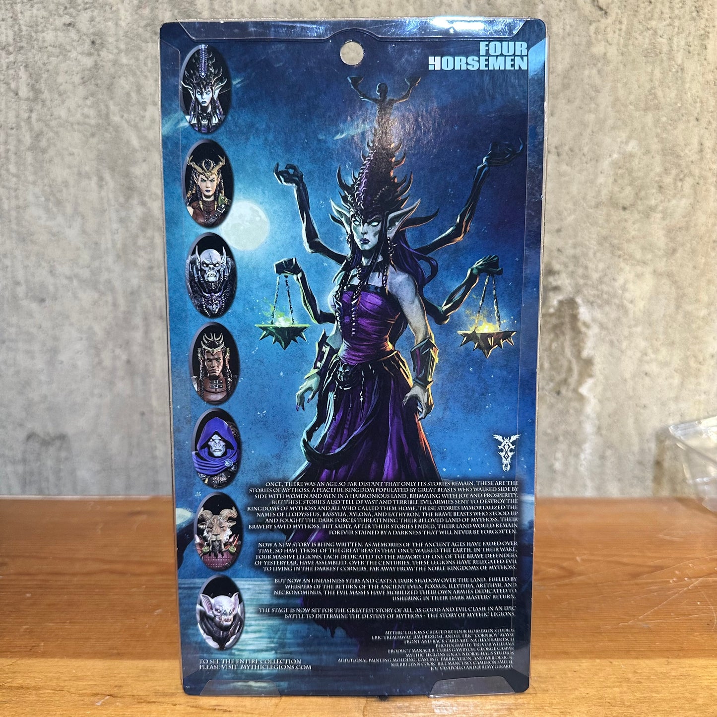 Four Horseman Mythic Legions Baron Volligar II 2 Illythia's Action Figure