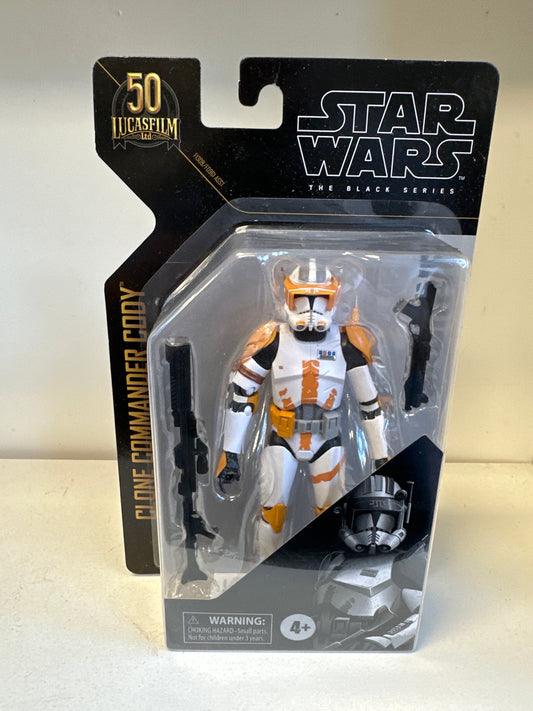 Star Wars black series clone commander Cody bubble lifting action figure