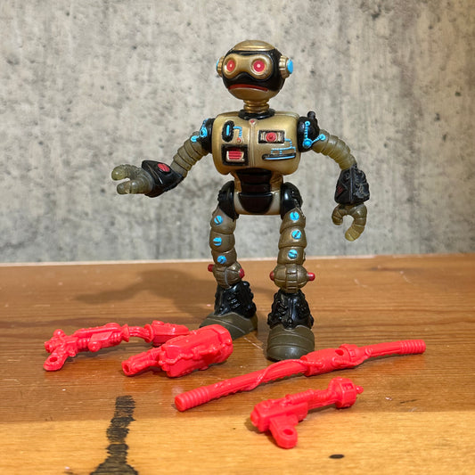 1990 TMNT Fugitoid Ninja Turtles Complete Action Figure Toy