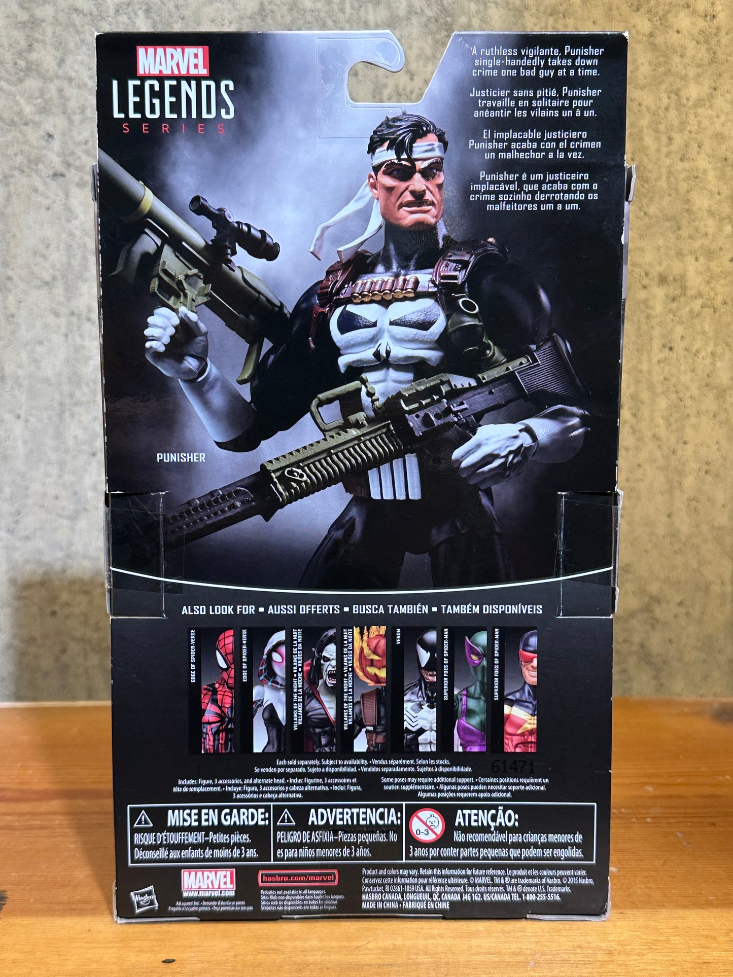 The Punisher Marvel Legends Walgreens Exclusive Sealed 6” Action Figure Toy