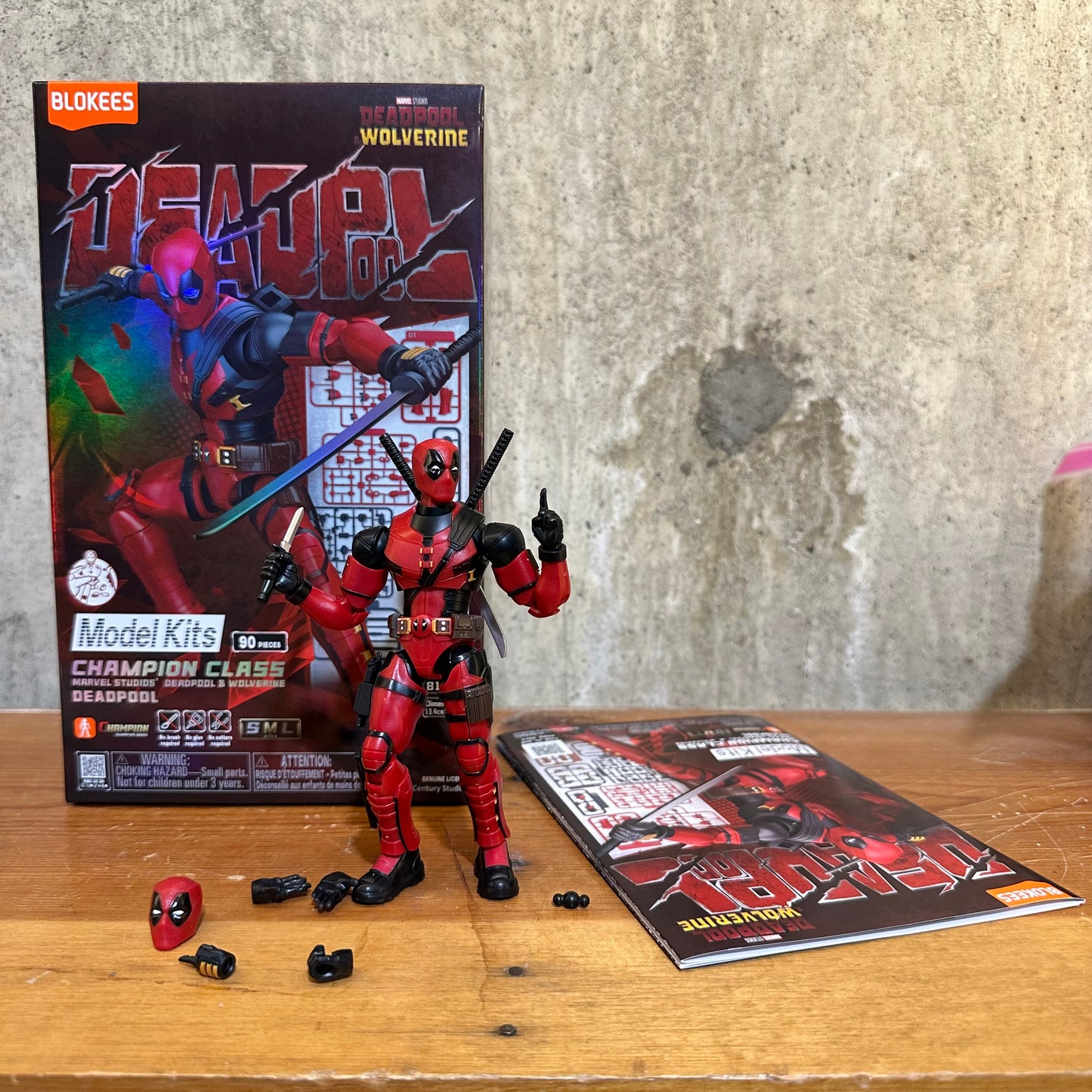 Deadpool Blokees Marvel Deadpool Movie Used Model Kit