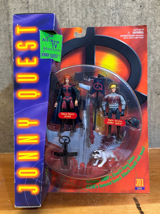 Galoob 1996 Jonny Quest Figures Night Stryker Jonny Silent Storm Jessie