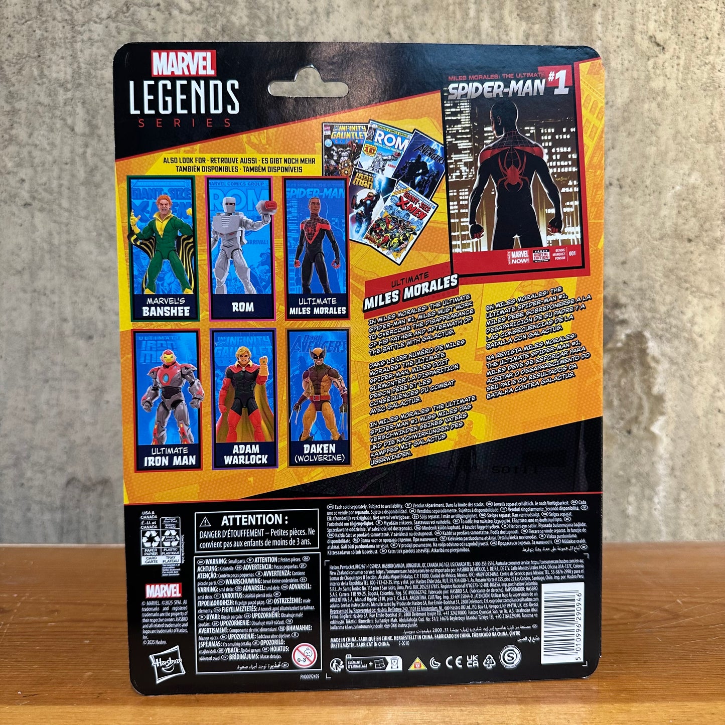 Ultimate Miles Morales Spider-Man 6 inch Action Figure Marvel Legends Series New