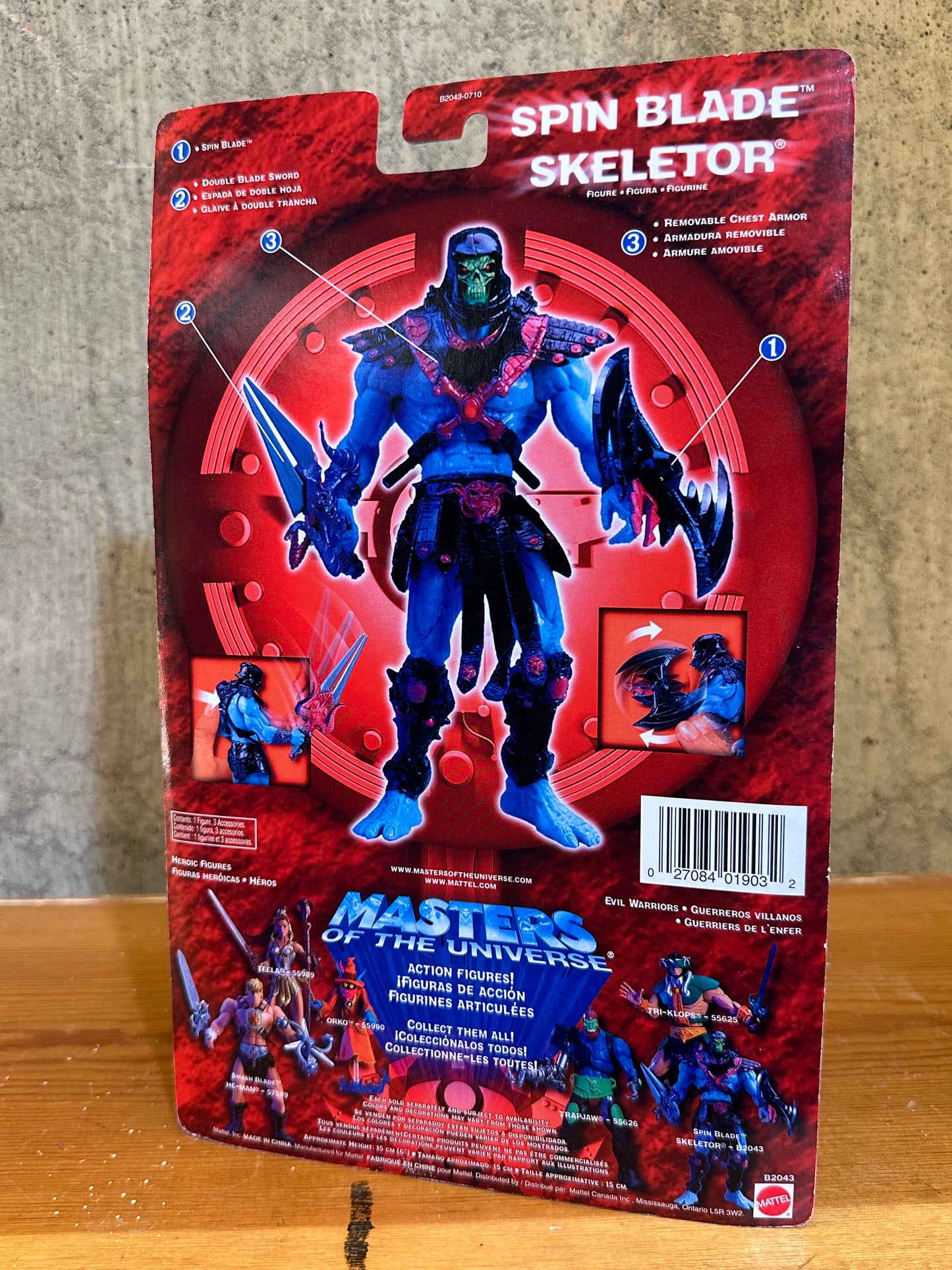 Spin Blade Skeletor MOC MOTU 200X Sealed Action Figure Toy