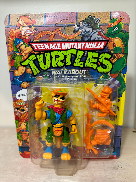 1991 TMNT Walkabout MOC Vintage Ninja Turtles Action Figure Toy