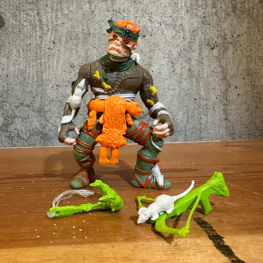 1989 TMNT Complete Rat King Vintage Ninja Turtles Action Figure Toy