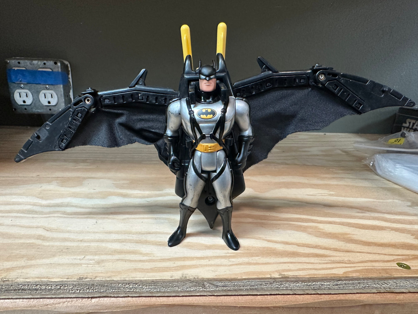 Batman the Animated Series Mech Wing Batman Complete Vintage DC Comics Action Figure Toy