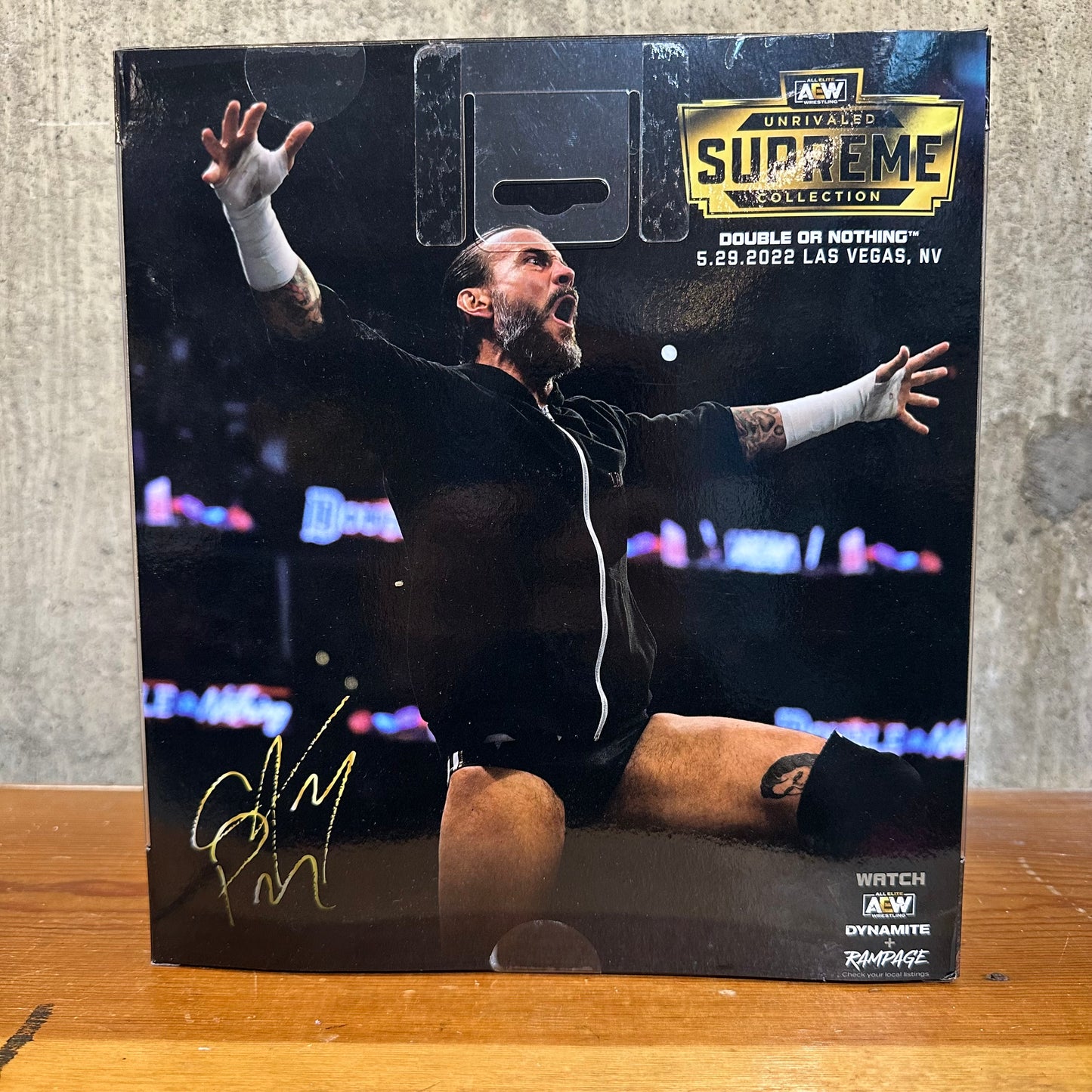 CM Punk AEW Unrivaled Supreme Collection Action Figure Jazwares WWE WWF
