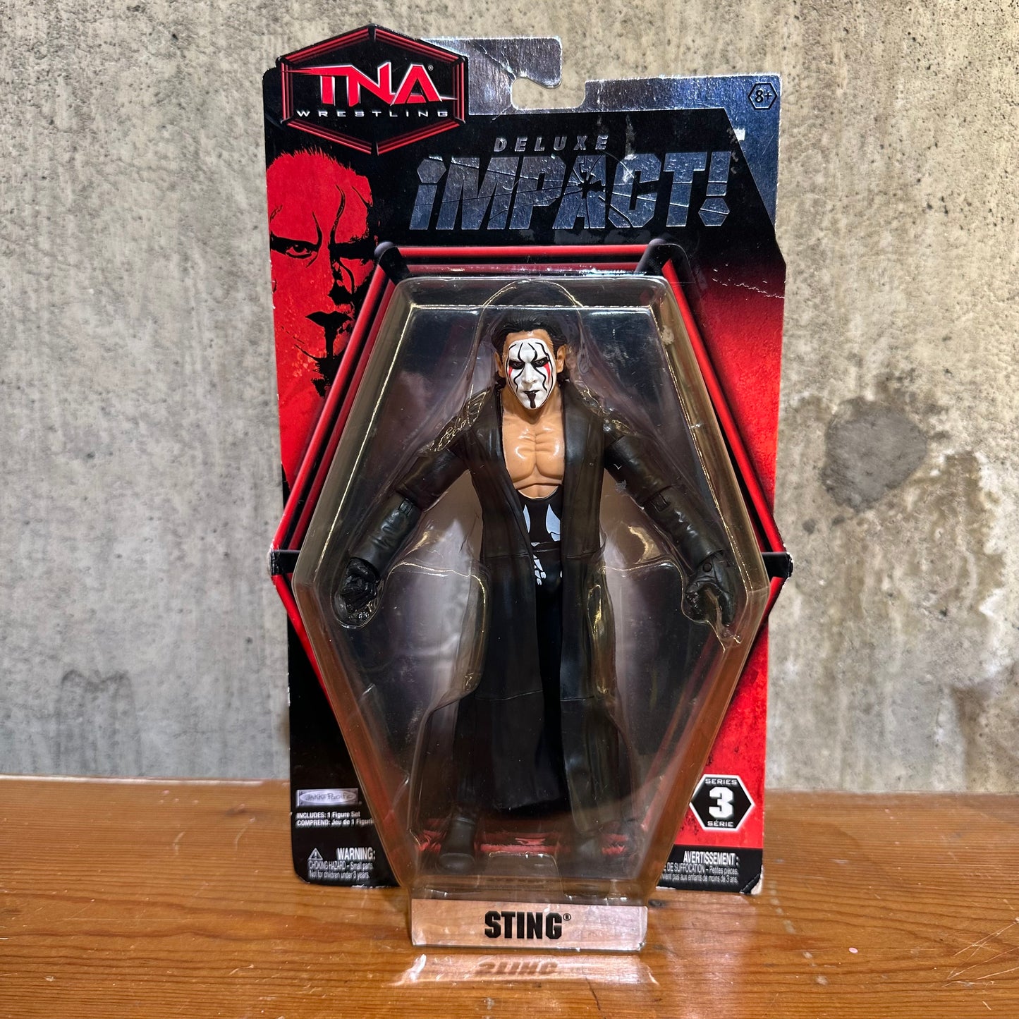 Sting TNA Wrestling Deluxe Impact 3 Sting Jakks Pacific Action Figure WWE WWF
