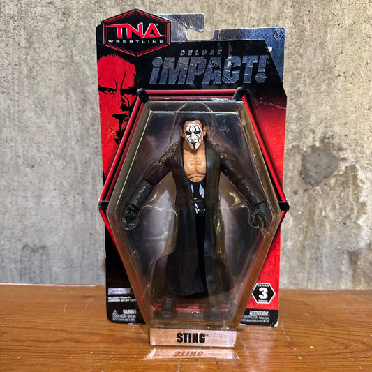 Sting TNA Wrestling Deluxe Impact 3 Sting Jakks Pacific Action Figure WWE WWF