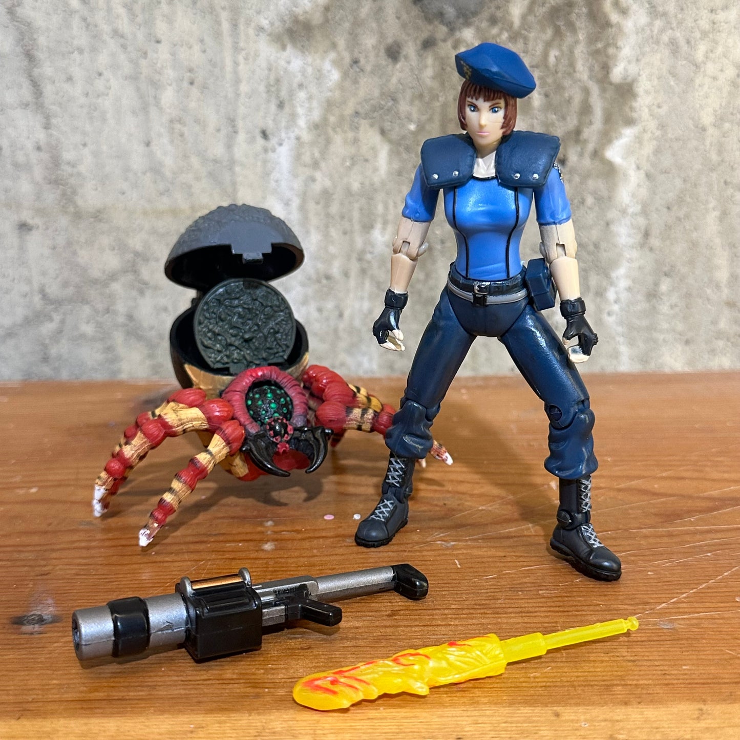 Jill Valentine Resident Evil Action Figure Toy Near Complete Toy Biz